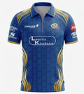 Blue Gold Cricket Jersey – Premium Dry Fit Sports T-Shirt for Men