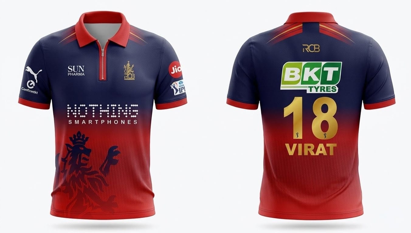 Navy Red Cricket Jersey – Premium Dry Fit Sports T-Shirt for Men