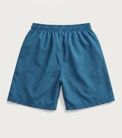 Men’s Teal Blue Athletic Shorts with Drawstring | Comfortable Lightweight Activewear Shorts