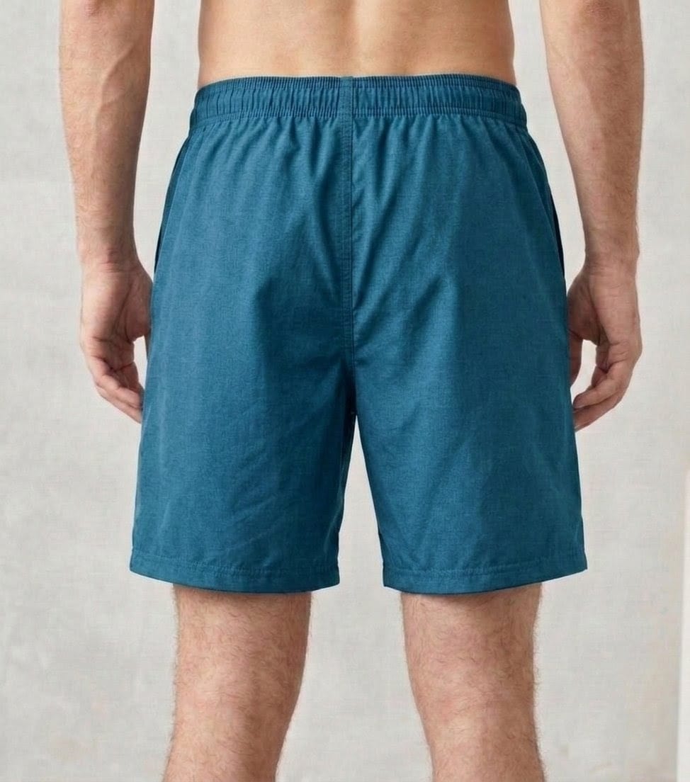 Men’s Teal Blue Athletic Shorts with Drawstring | Comfortable Lightweight Activewear Shorts