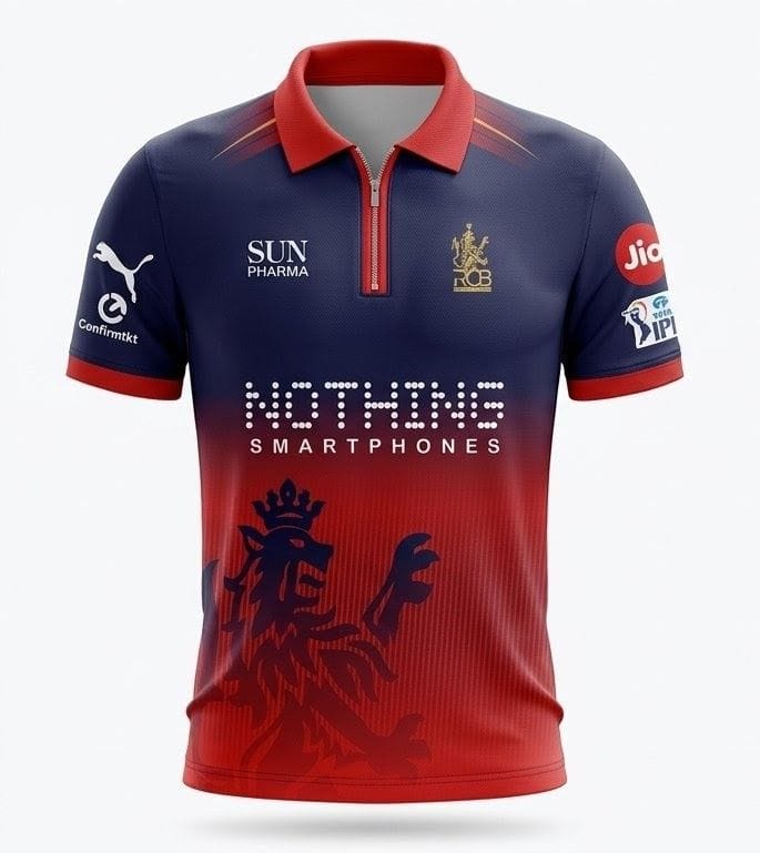 Navy Red Cricket Jersey – Premium Dry Fit Sports T-Shirt for Men