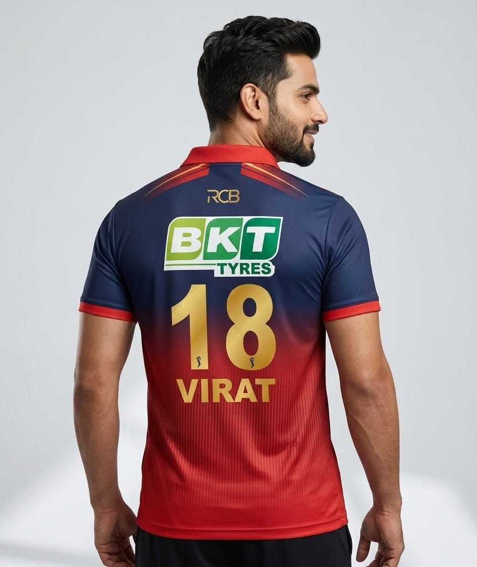 Navy Red Cricket Jersey – Premium Dry Fit Sports T-Shirt for Men