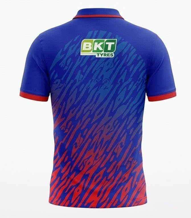 Premium Cricket Polo Jersey – Blue Red Dry Fit Sports T-Shirt