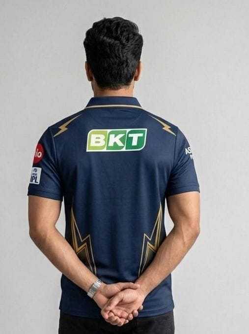 Navy Blue Lightning Cricket Jersey – Premium Dry Fit Sports T-Shirt for Men